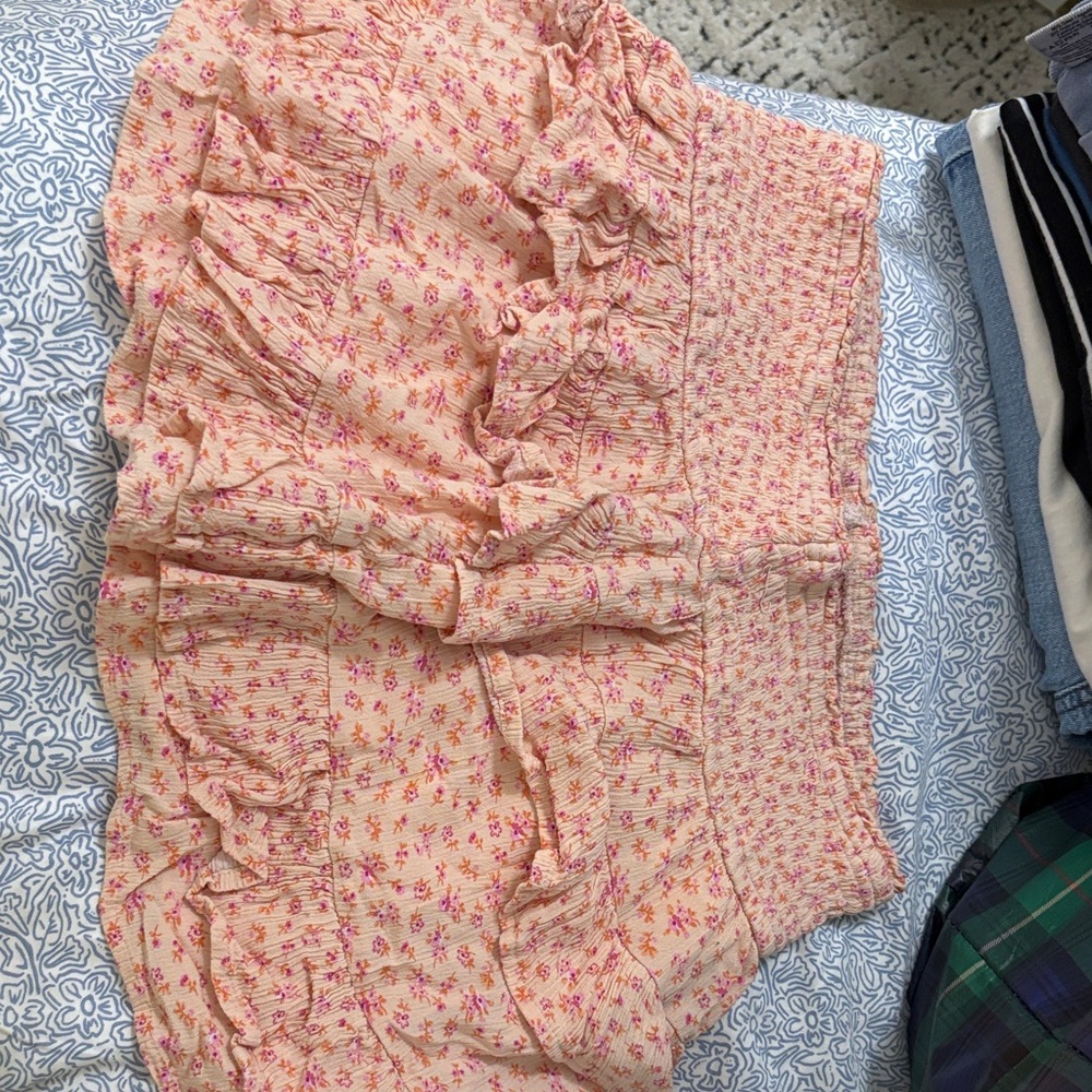 Aeropostale Pink Floral Skirt